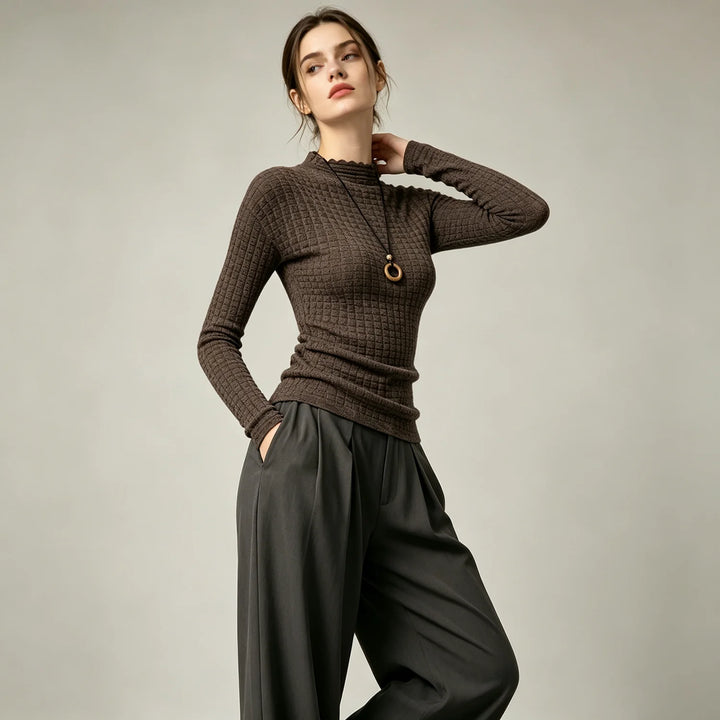 Vivienne Waffle Knit Top