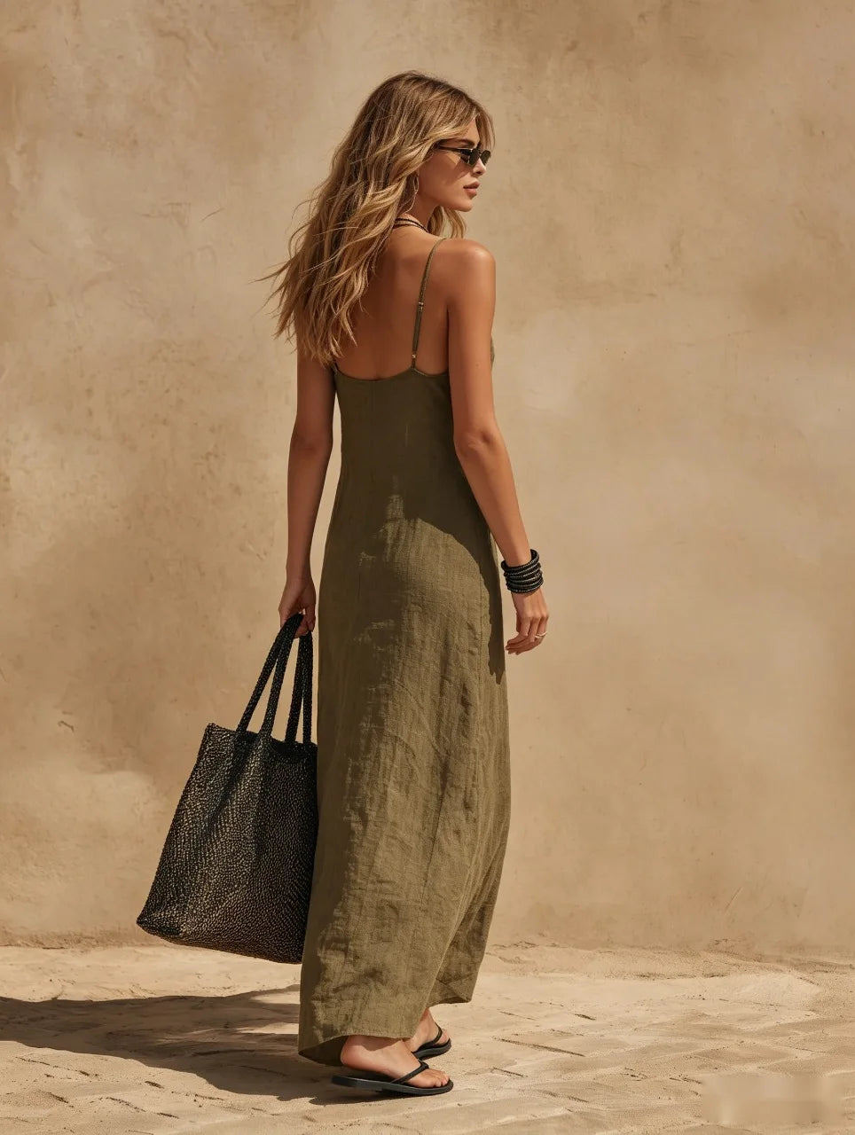 Ayleen Side Slit Maxi Dress