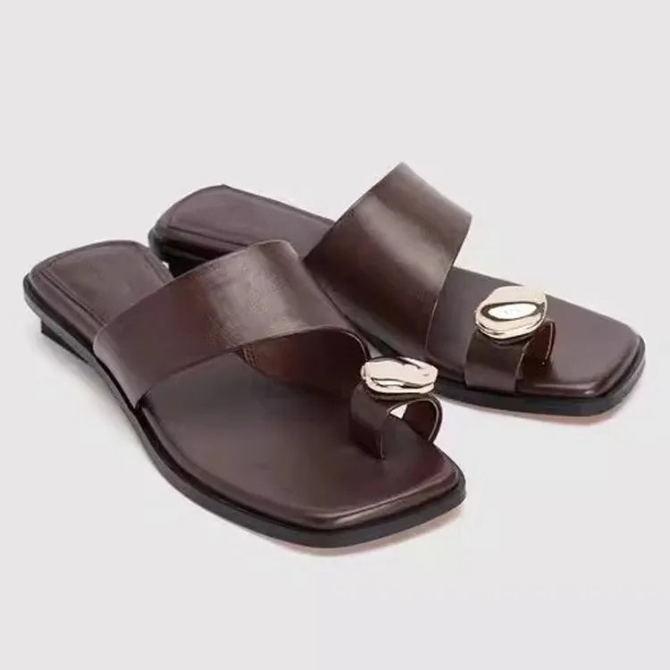 Sienna Comfortable Square Toe Slides