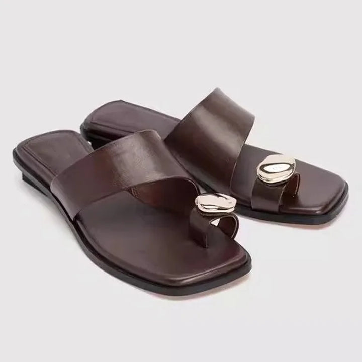 Sienna Comfortable Square Toe Slides