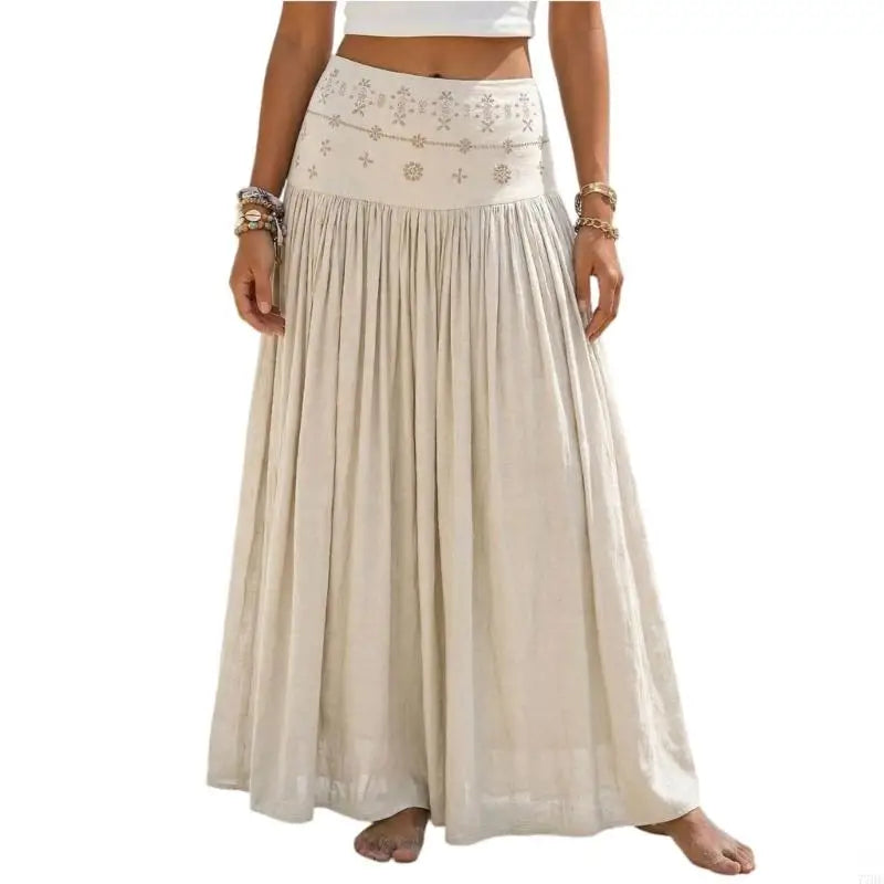 Elowyn Bohemian Maxi Skirt