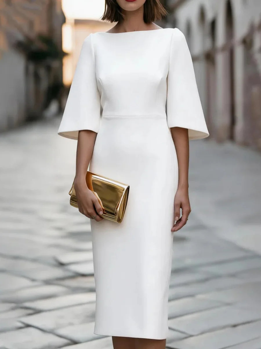 Camille Bell Sleeve Midi Dress