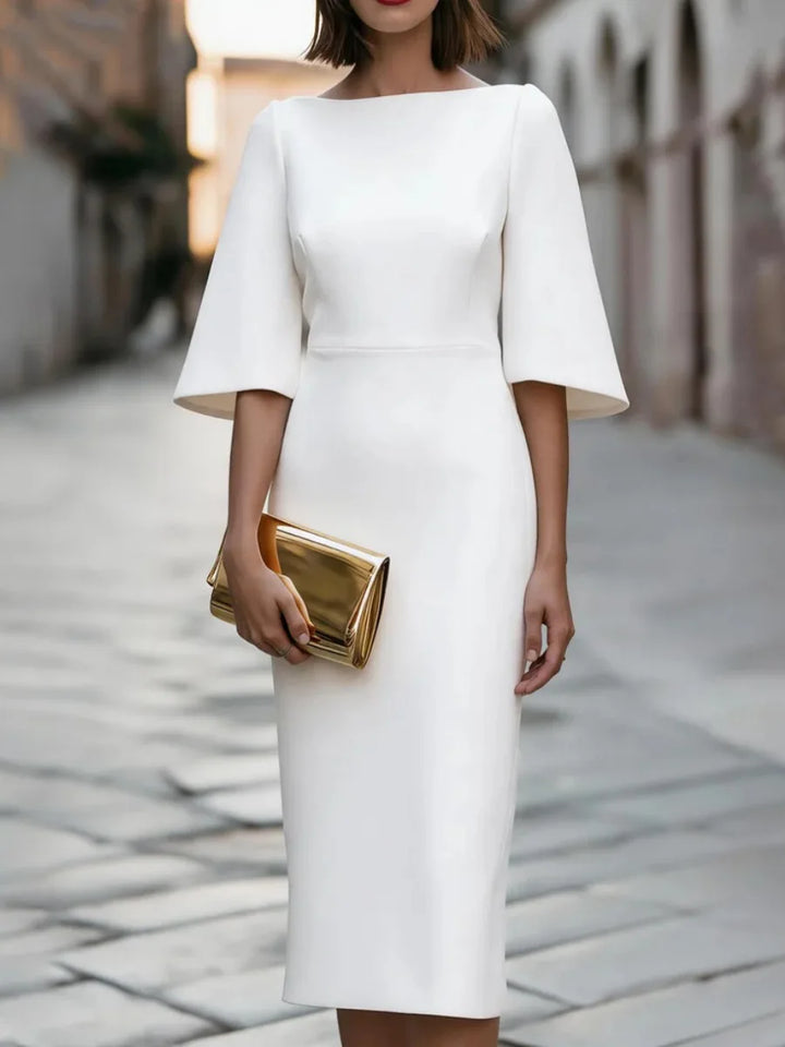 Camille Bell Sleeve Midi Dress