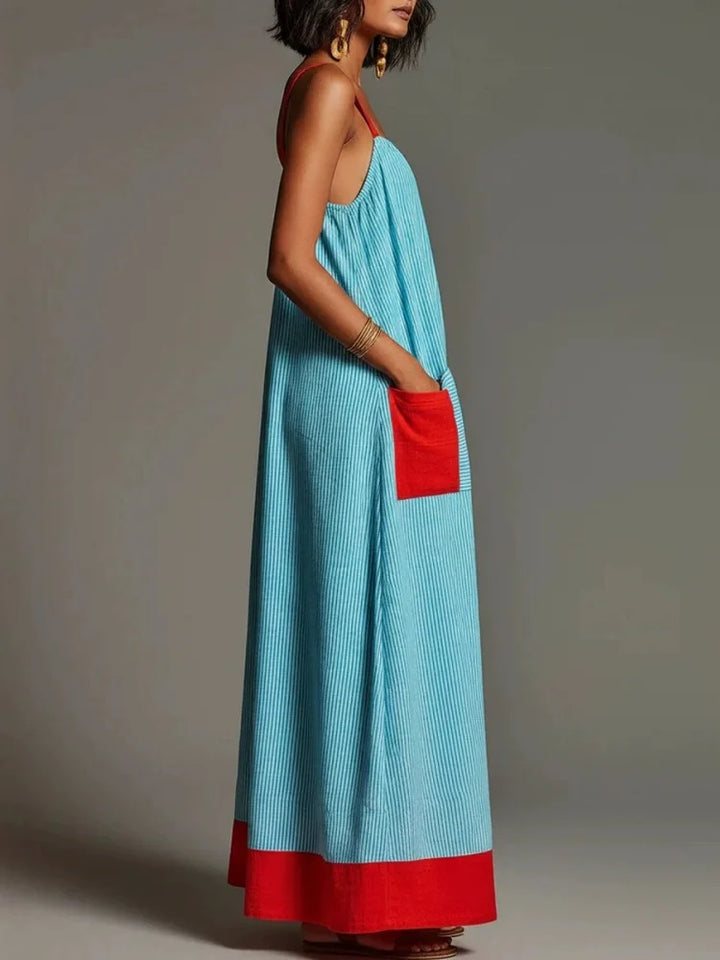 Amelie Square Neck Maxi Dress