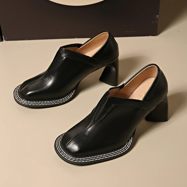 Vesper Contrast Stitch Loafers