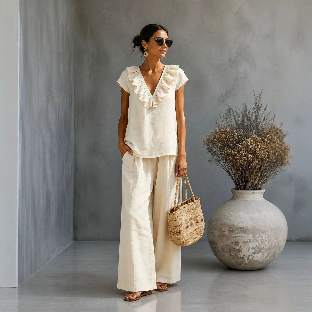 Erich Casual Summer Trouser Set
