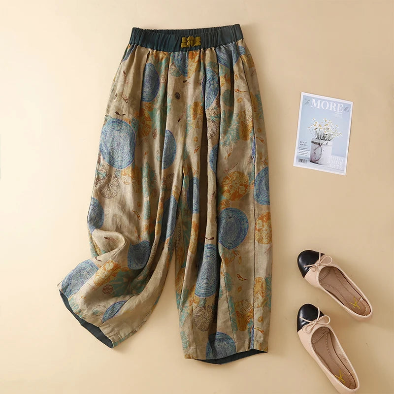Odette High Waist Harem Trouser