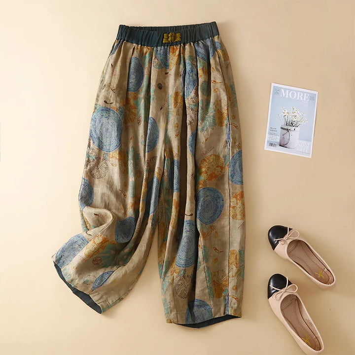 Odette High Waist Harem Trouser