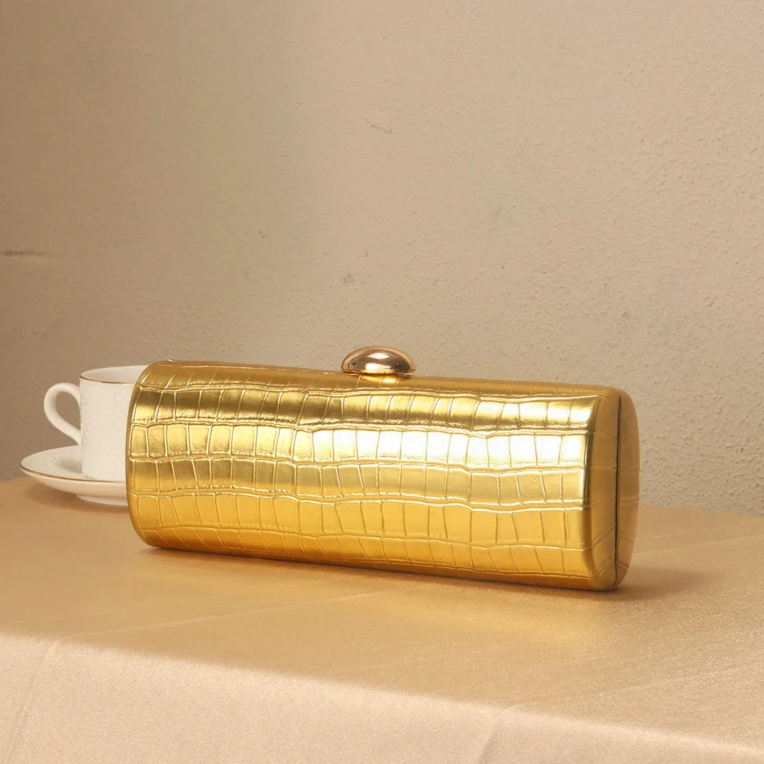 Camille Glossy Evening Party Clutch