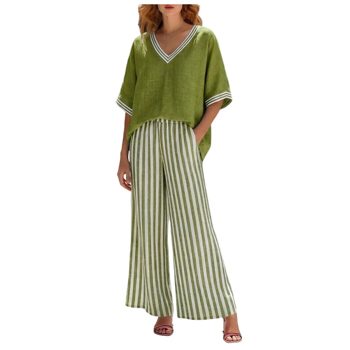 Mila Striped Two Piece Set