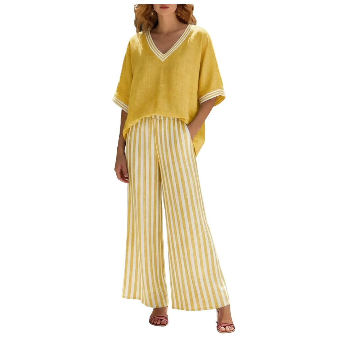 Mila Striped Two Piece Set