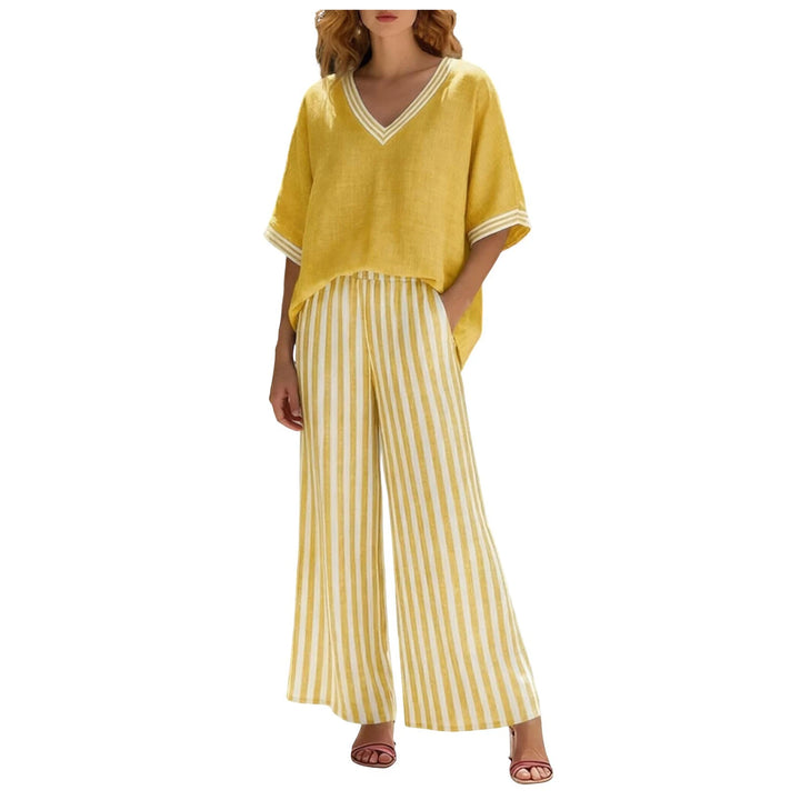 Mila Striped Two Piece Set