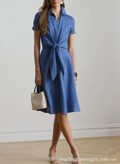 Emery Tie Waist Midi Dress