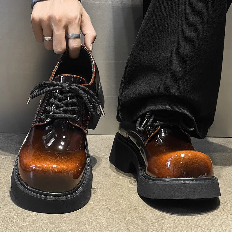 Bramwell Chunky Sole Derby Shoes