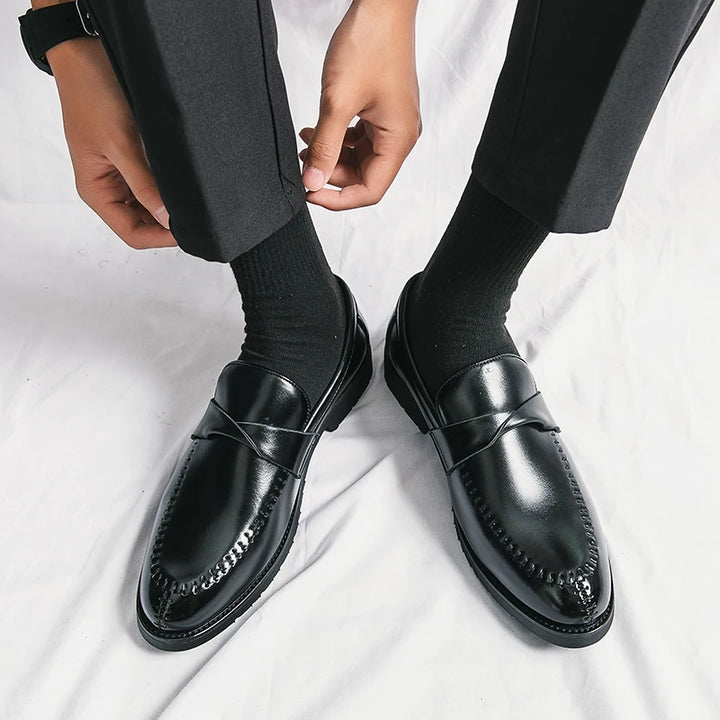 Dominic Leather Dress Loafers