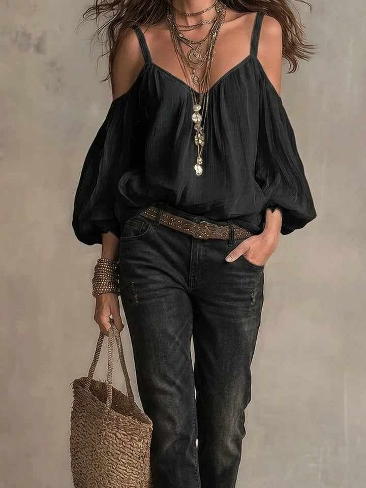 Dakota Off Shoulder Boho Blouse