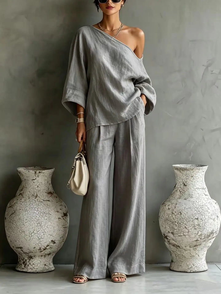 Thea One Shoulder Matching Set