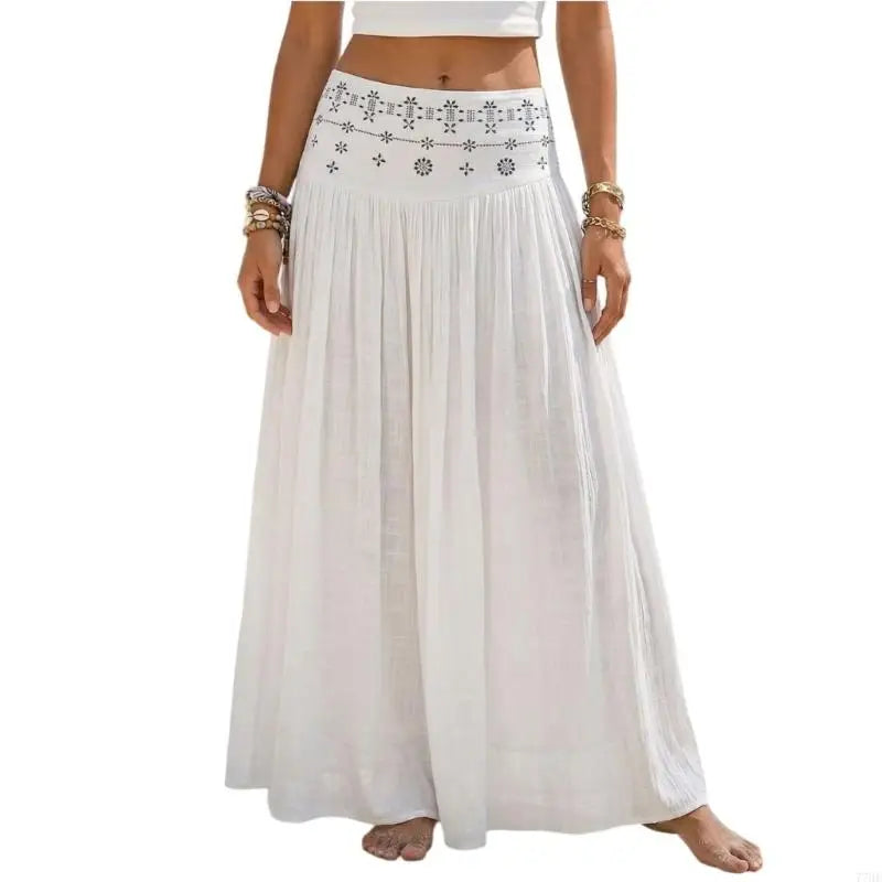 Elowyn Bohemian Maxi Skirt