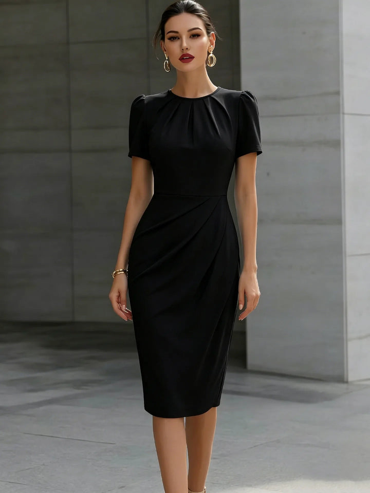 Lauren Waist Cinched Midi Dress