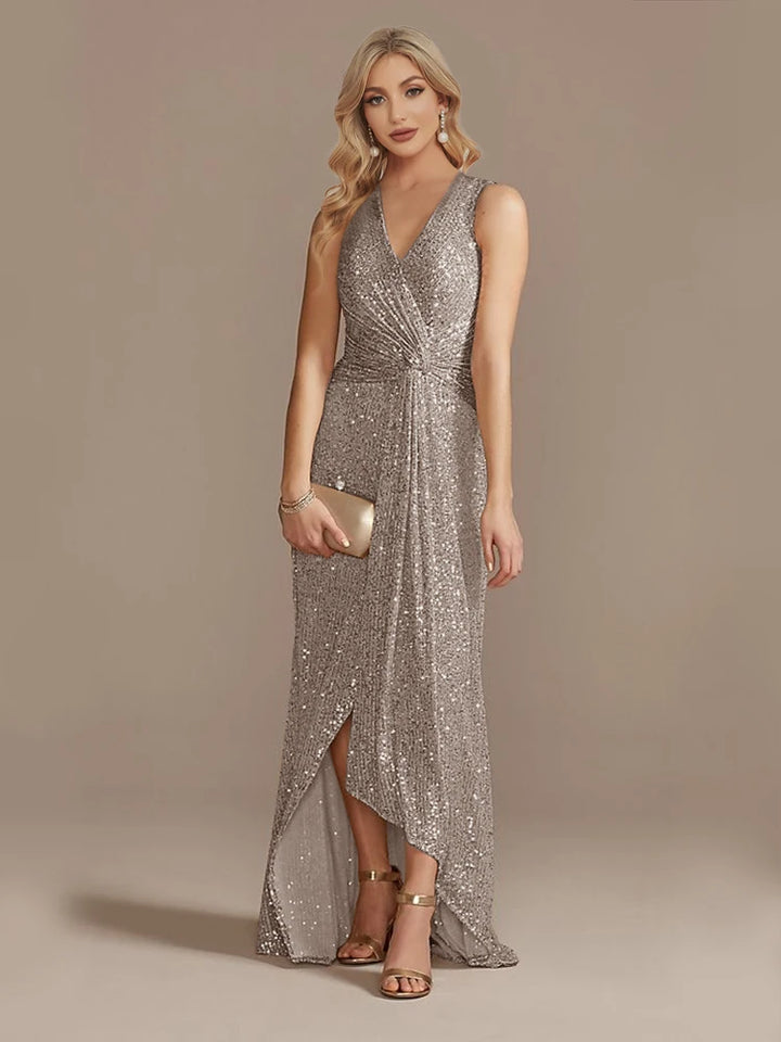 Katherine Sequin Evening Wedding Guest Dress