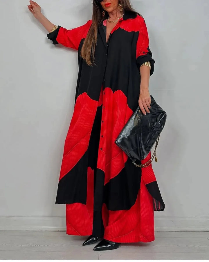 Kristen Long Sleeve Boho Matching Set