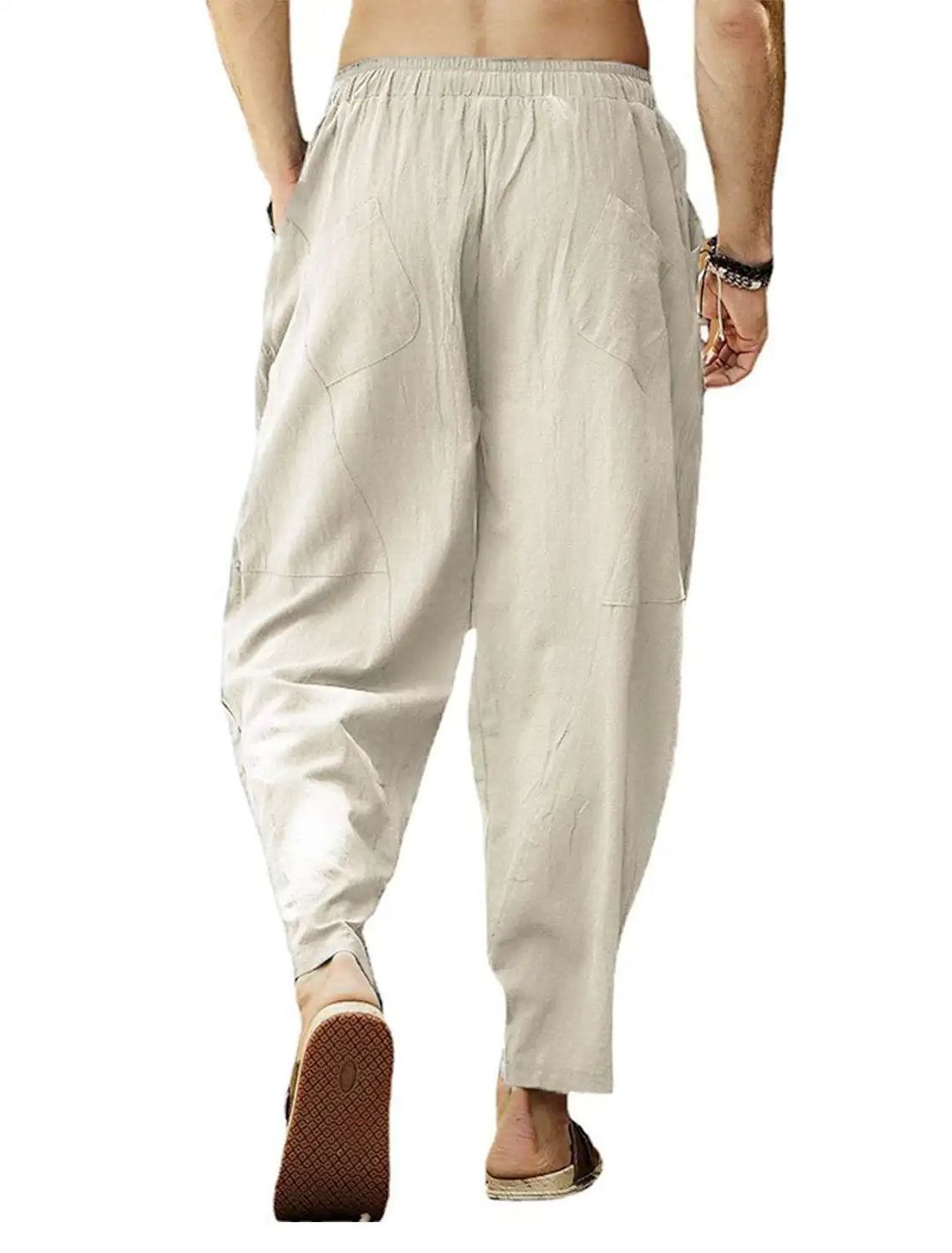 Benson Relaxed Fit Drawstring Tapered Trousers
