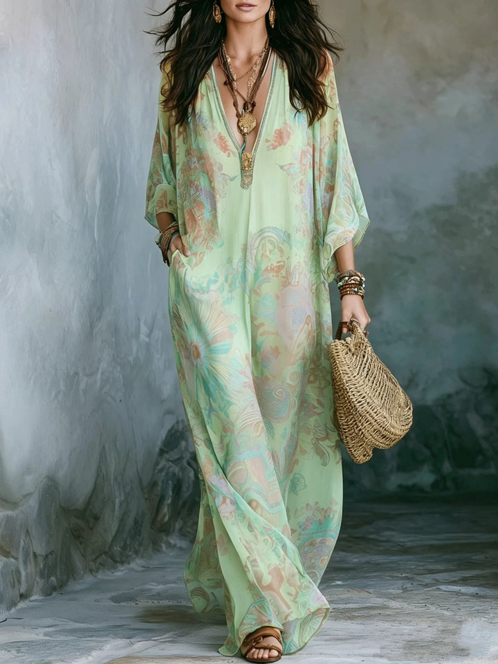 Aurélie Bohemian Maxi Dress