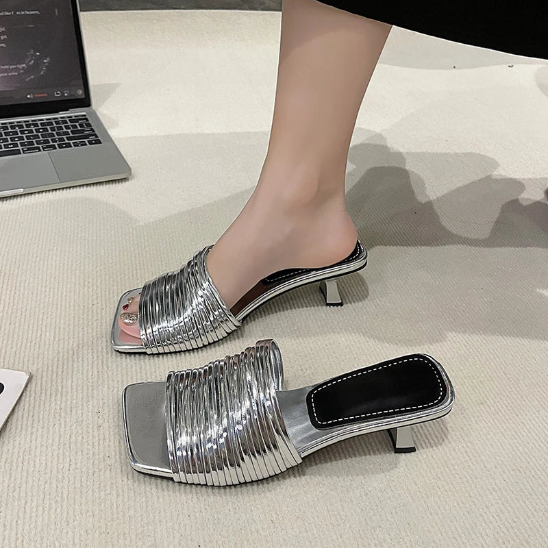 Selene Elegant Slip On Sandals