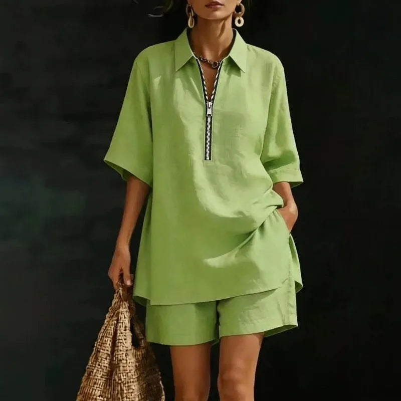 Penelope Short Sleeve Lounge Set