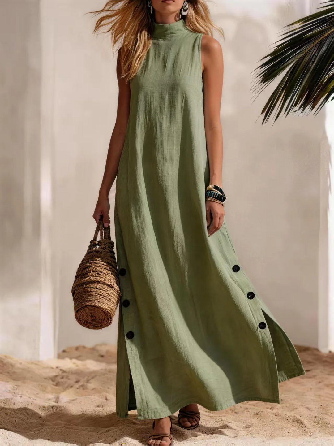 Haylee Flowing Beach Maxi Dress
