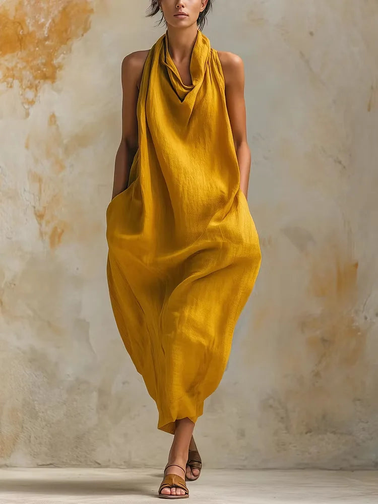 Layla Cowl Neck Maxi Dress