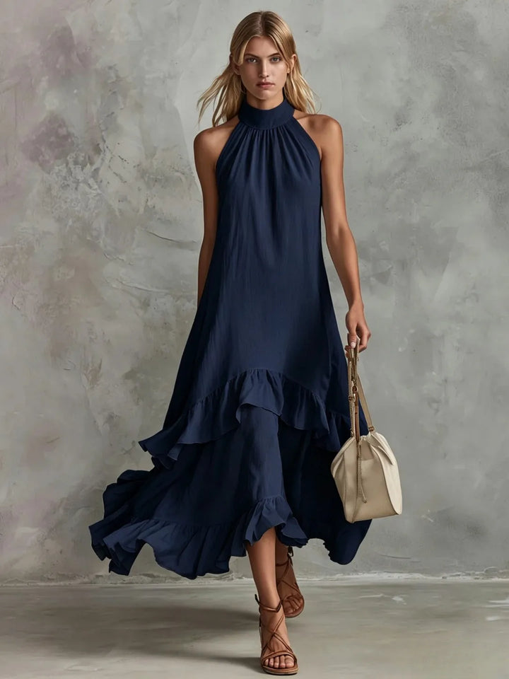 Dorothy Elegant Ruffle Wedding Guest Dress
