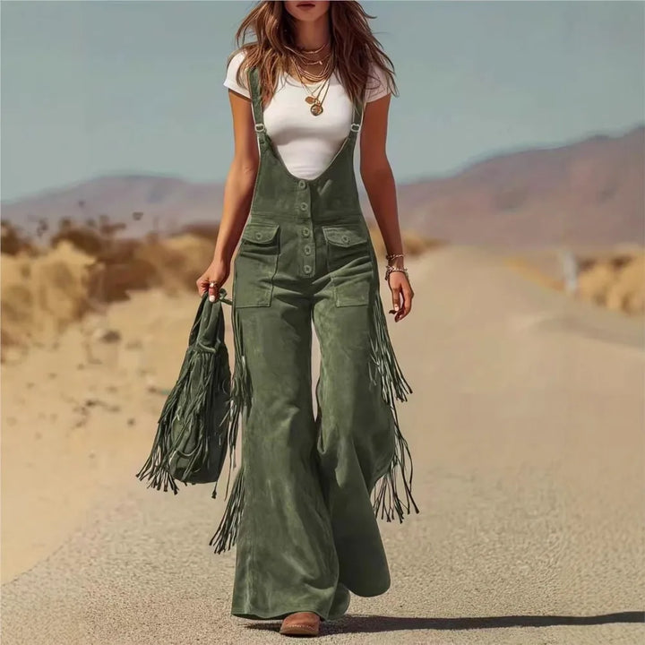 Taryn Adjustable Fit Tassel Jumpsuit