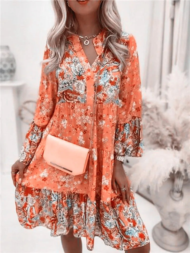 Dakota Boho Floral Mini Dress