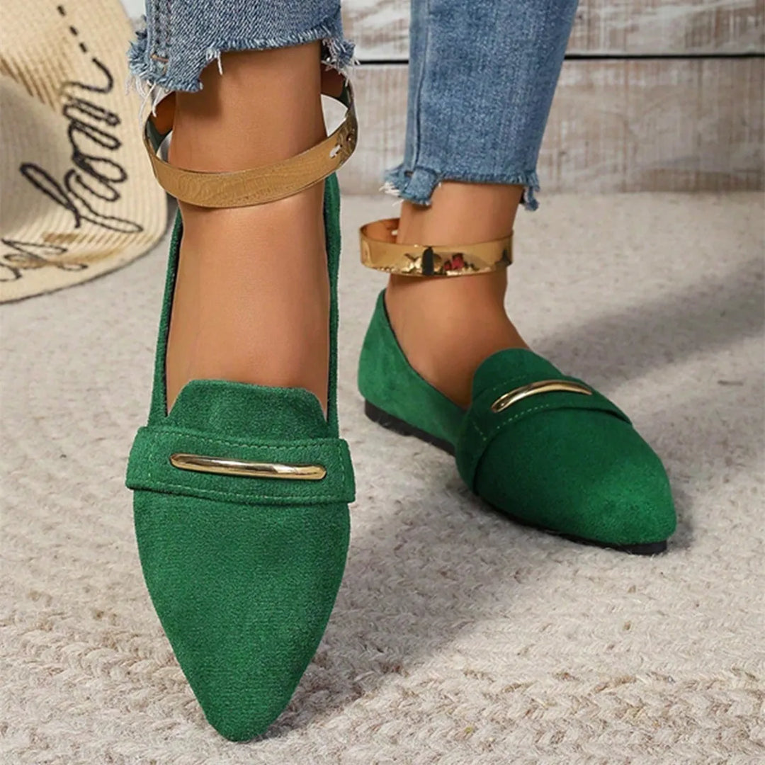 Amber Orthopedic Pointed Loafers