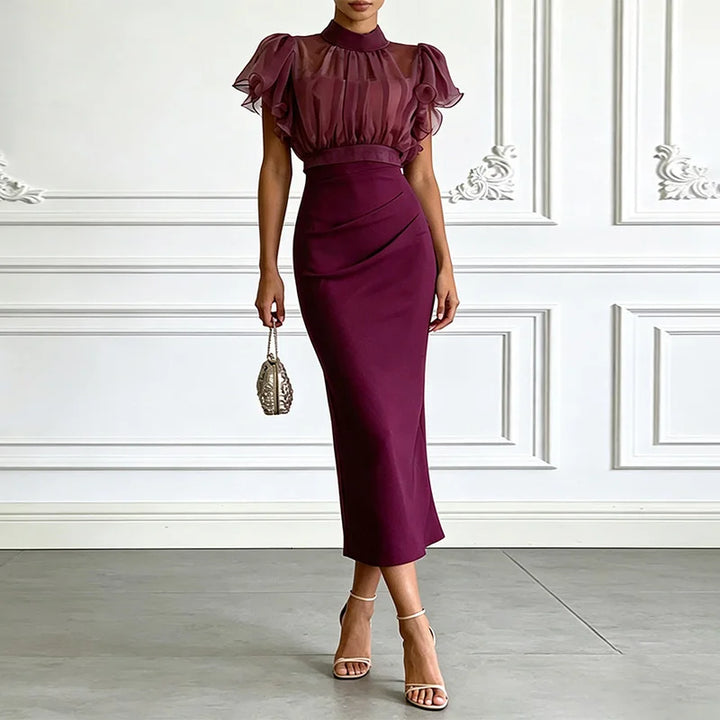 Lavinia Figure Flattering Midi Dress