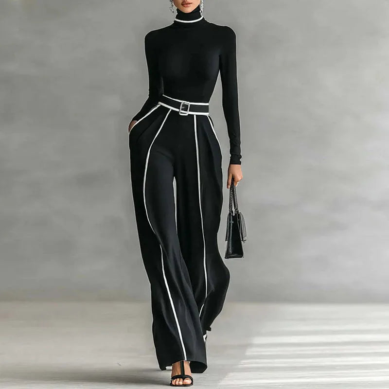 Annalise Buckled Waist Two Piece Set
