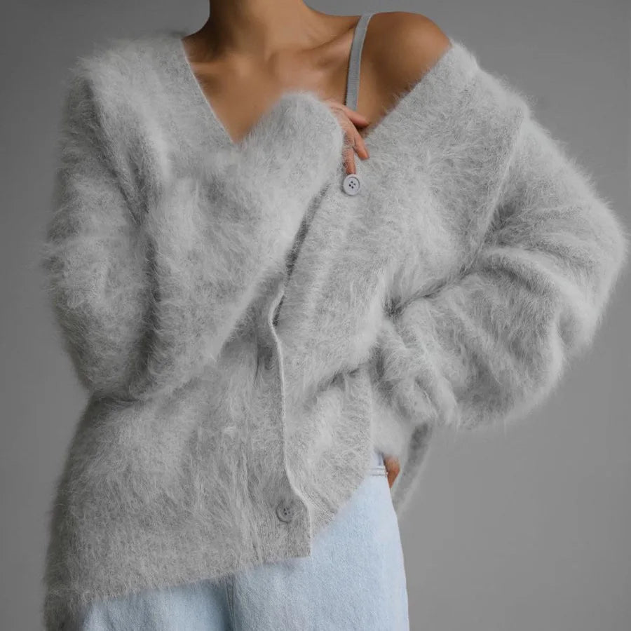 Fenella Soft Mink Cardigan