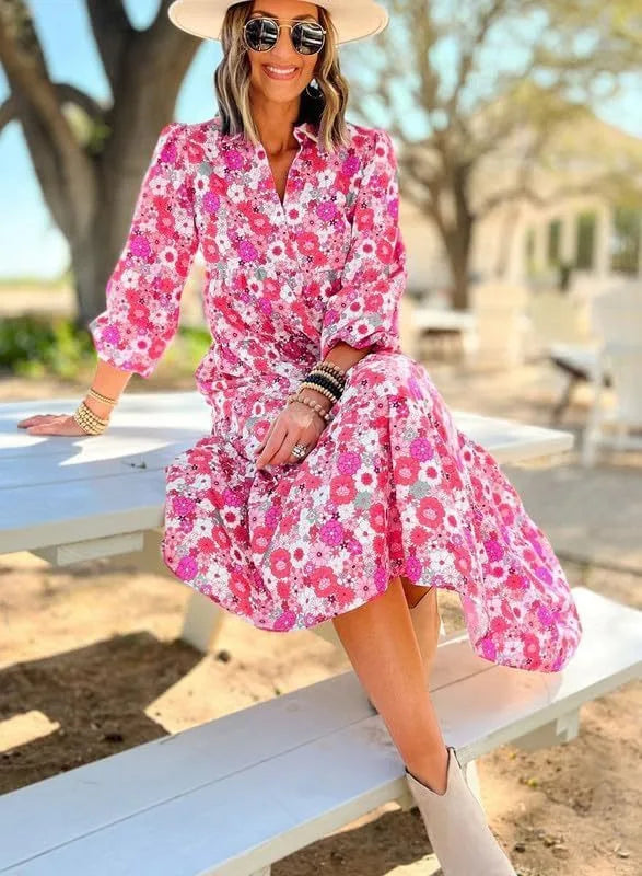 Miriam Floral Bohemian Maxi Dress