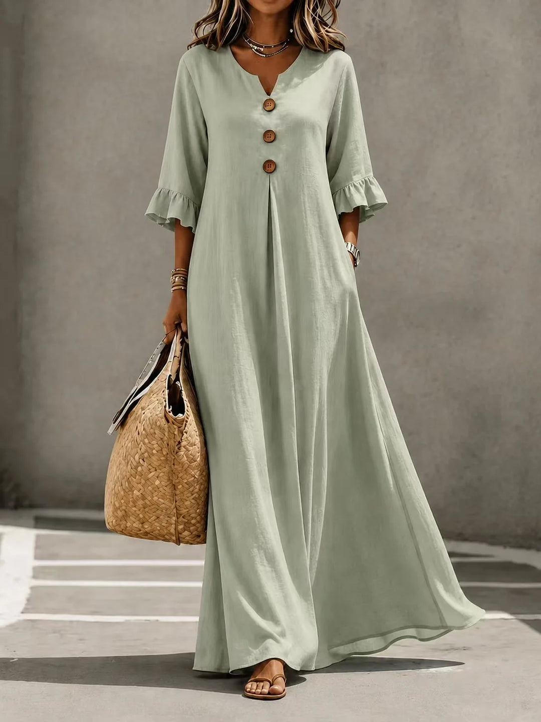 Naomi Relaxed Pocket Maxi Dress