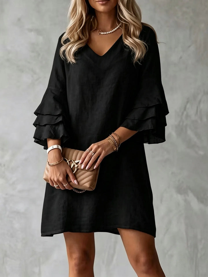 Juliette Ruffle Sleeve Mini Dress