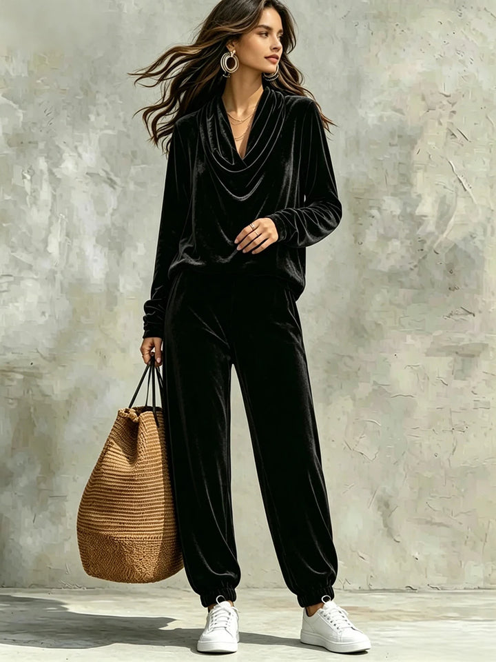 Elodie Cowl Neck Pant Set