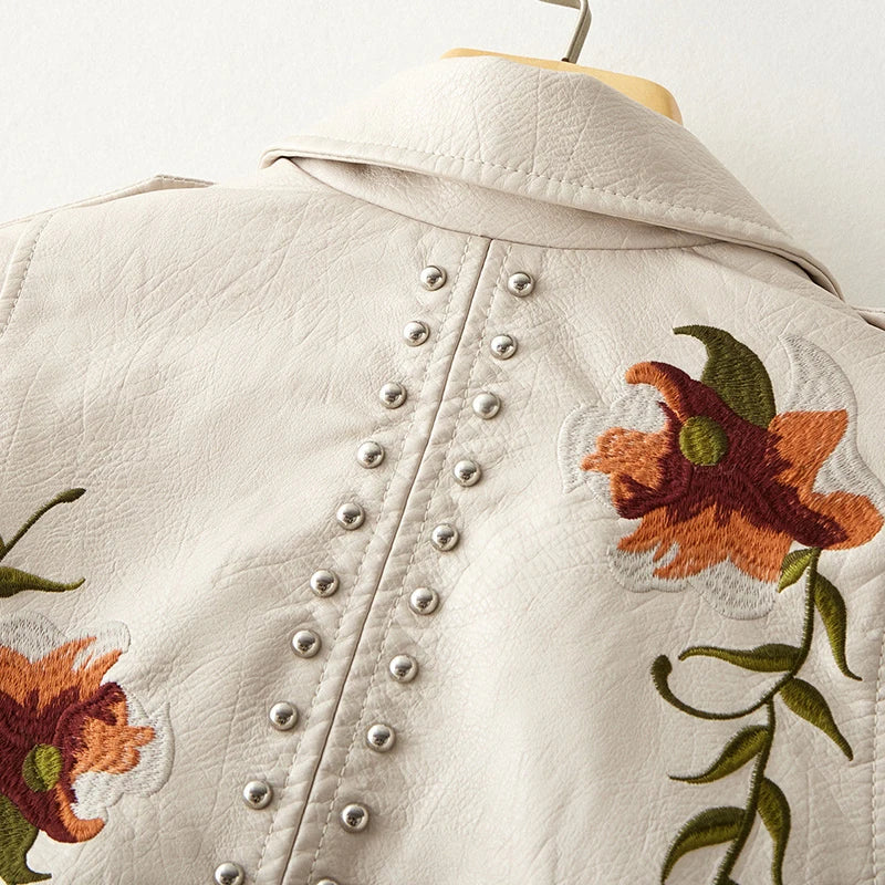 Sadie Studded Leather Jacket