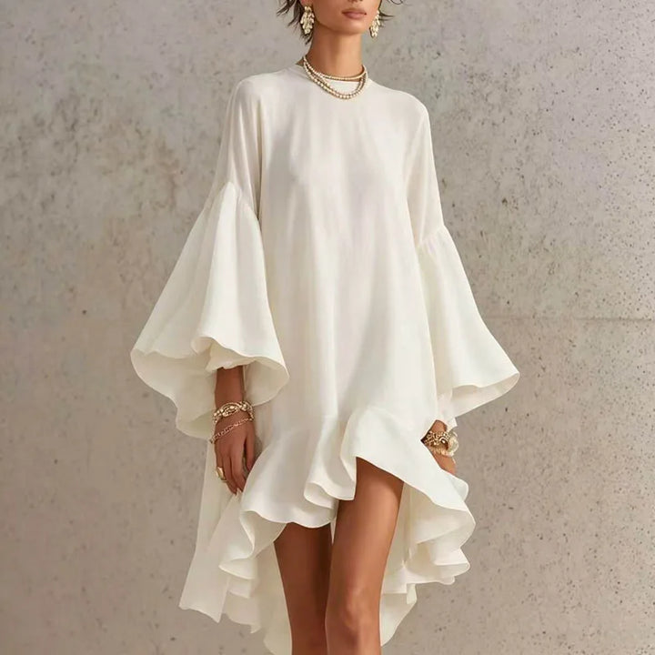 Ella Ruffle Hem Mini Dress