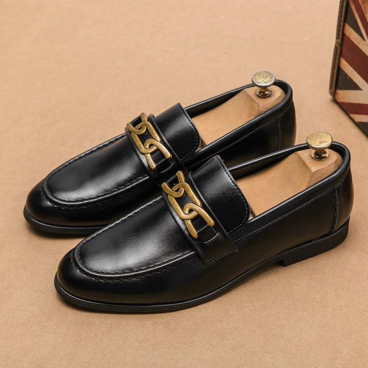 Owen Leather Dress Loafers