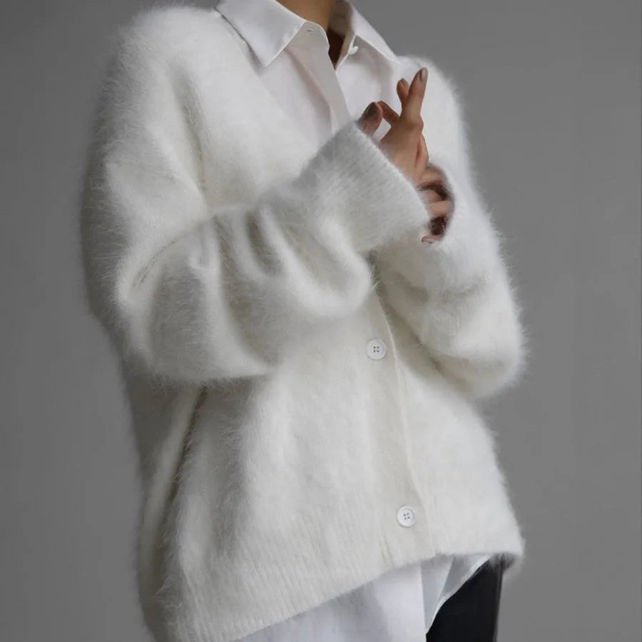 Fenella Soft Mink Cardigan