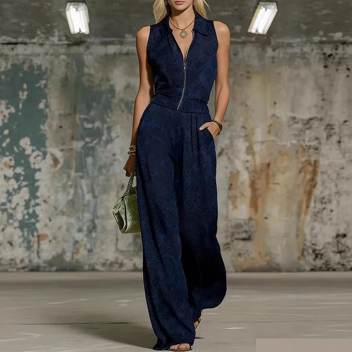 Virela Structured Wide Leg Jumpsuit