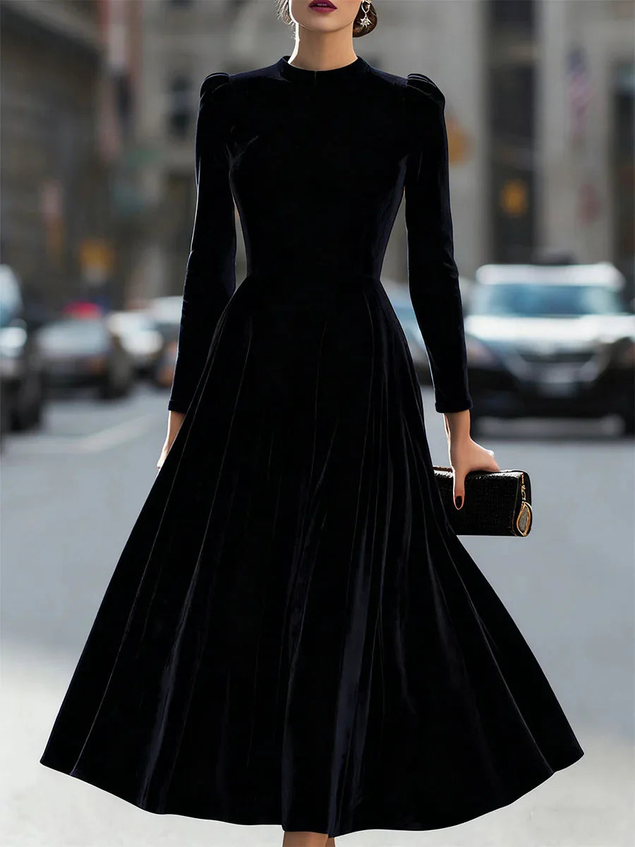 Colette Round Neck Maxi Dress