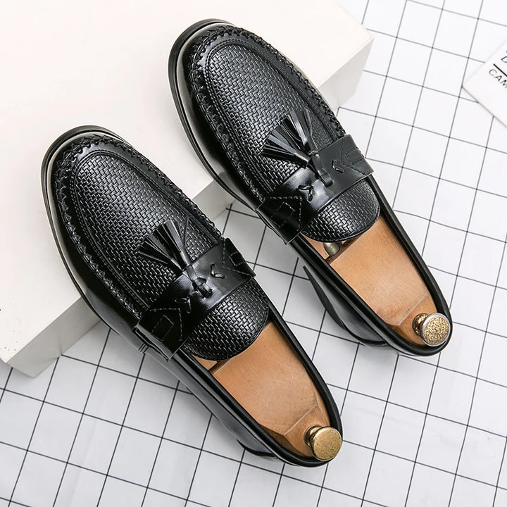 William Braided Tassel Loafers