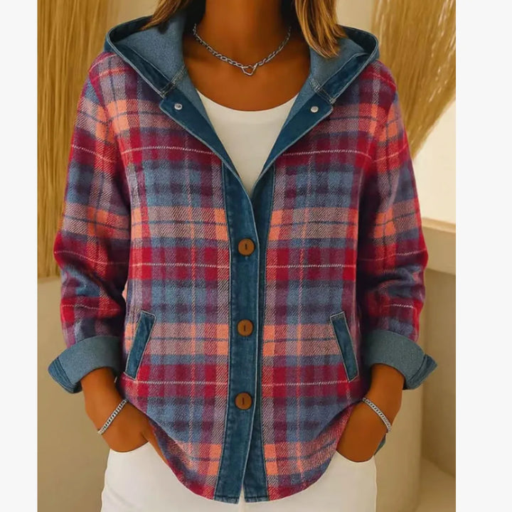 Piper Contrast Plaid Jacket